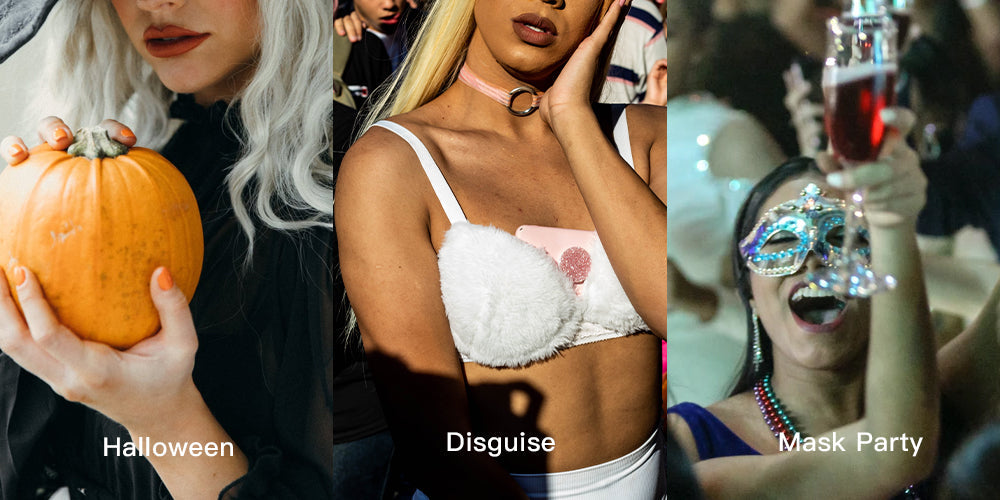 Alice Frauenmaske mit Make-up America Girl