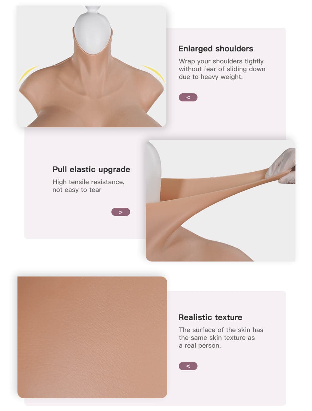 Z Cup Silicone Huge Boobs Breastplate for Crossdresser