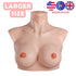 Larger Size B-G Cup Upgraded Silicone Breastplate for Crossdresser