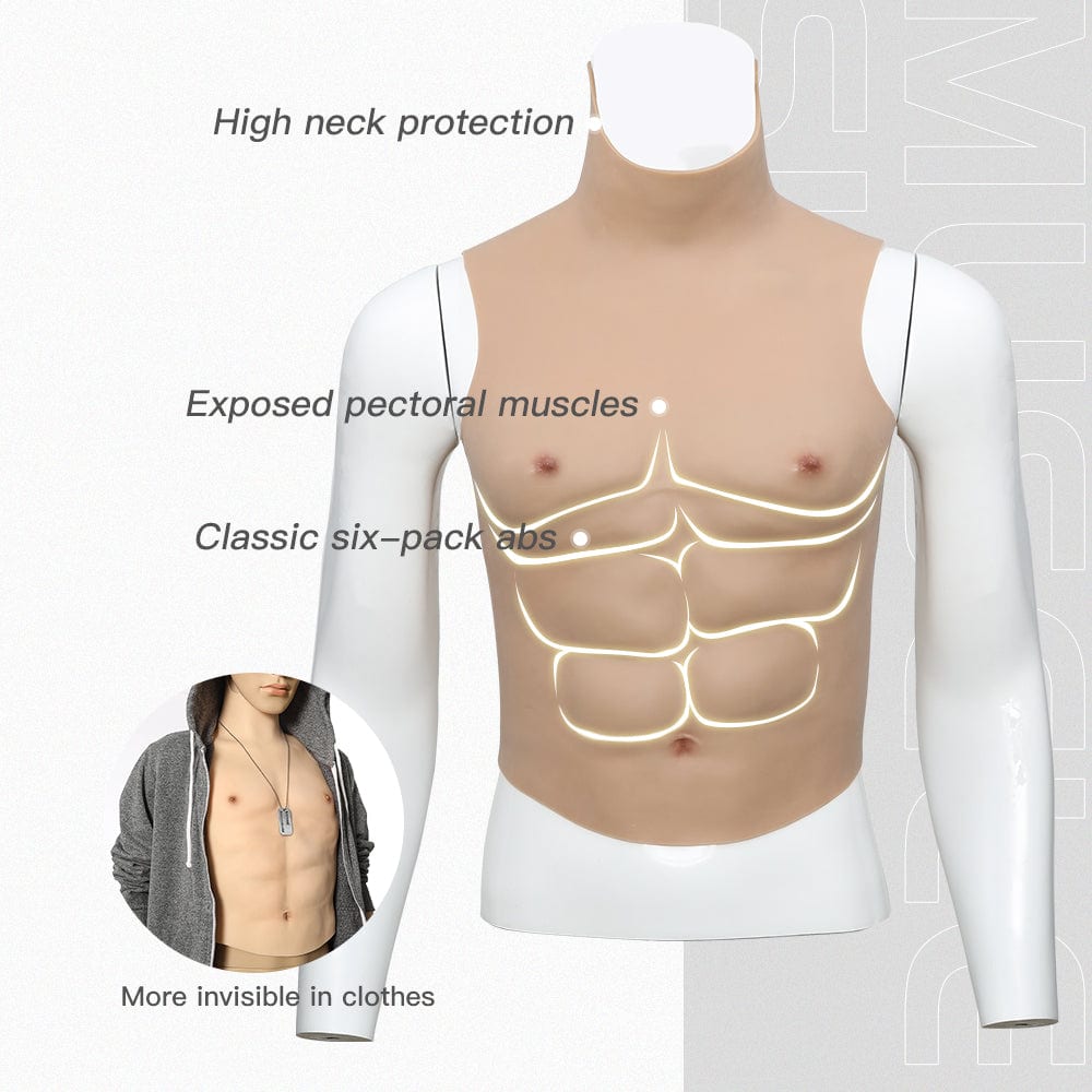Silicone Muscle Suit Macho Chest 4G for Crossdresser