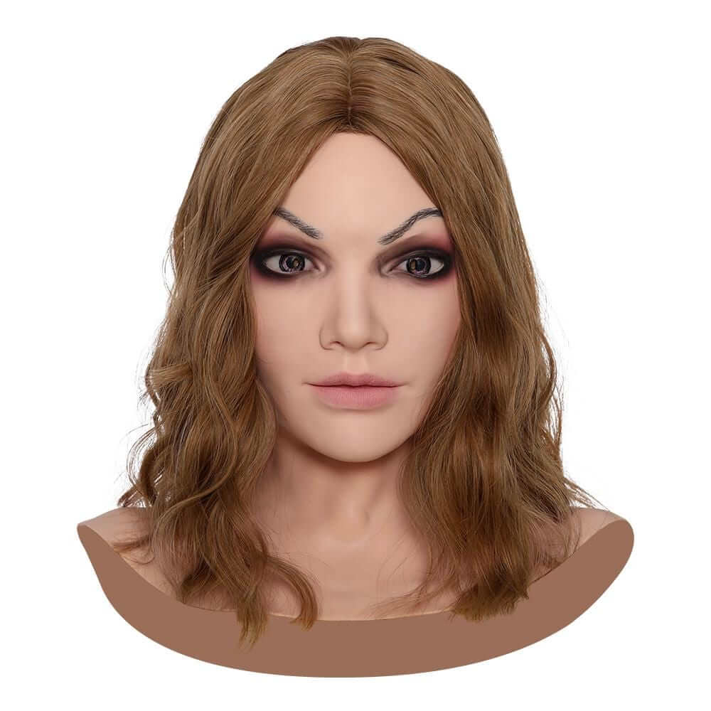 Beatrice Female Mask with Make-up for Crossdressers