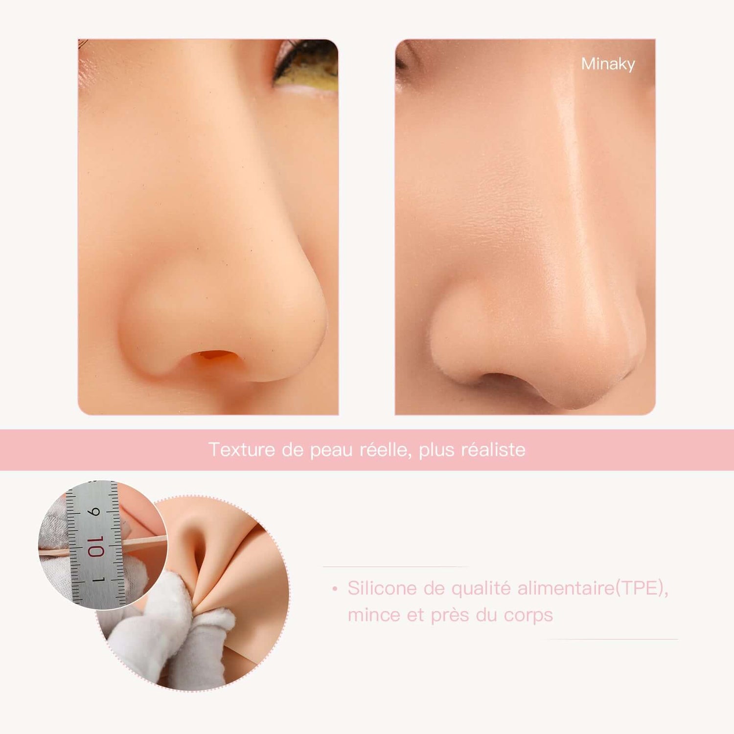 Clare Female Mask with Make-up for Crossdresser