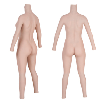 C-E Cup Silikon Bodysuit mit Kapillaren 8G